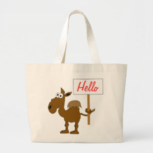 Camel With Sign Bag