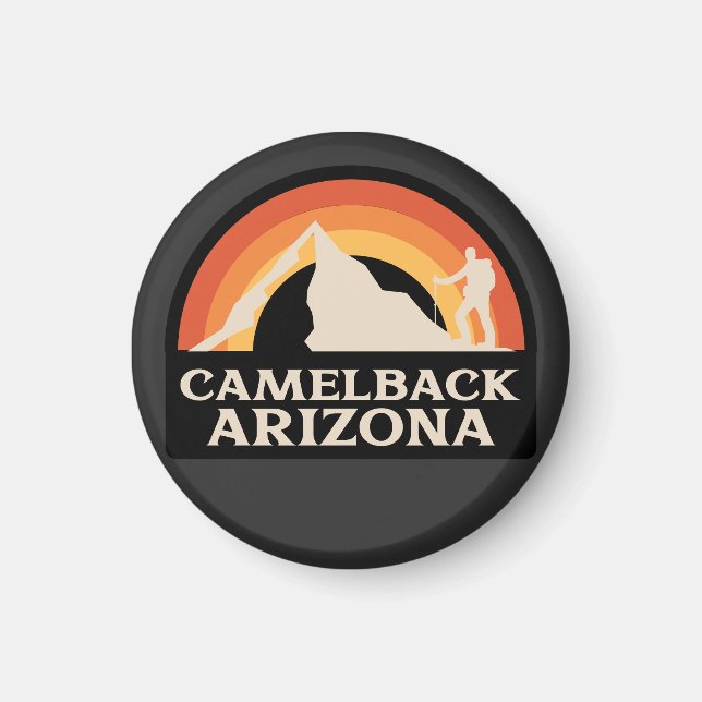 Camelback Arizona Hiking Magnet (Front)