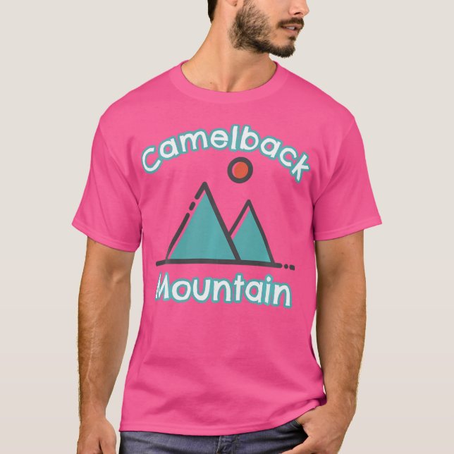 Camelback Mountain Pennsylvania Mountains Camping  T-Shirt (Front)