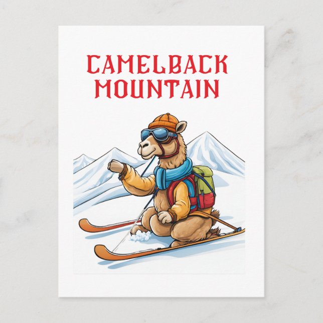 Camelback Mountain Ski  Postcard (Front)