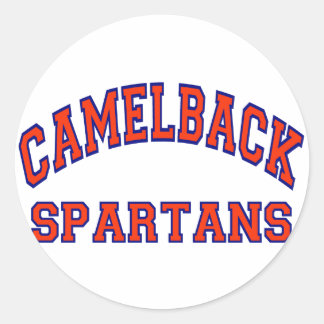 Camelback Spartans Classic Round Sticker