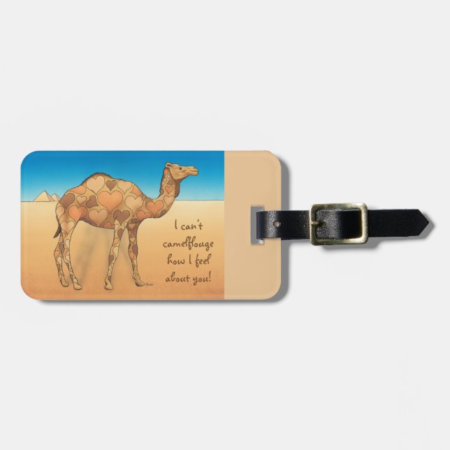 Camelflouge Luggage Tag (Front Horizontal)