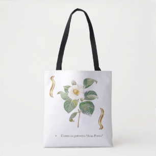 Camelia blanc tote bag