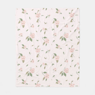 Camellia Garden Fleece Blanket