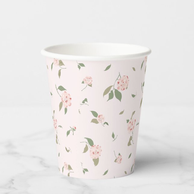 Camellia Garden Paper Cups (Front)