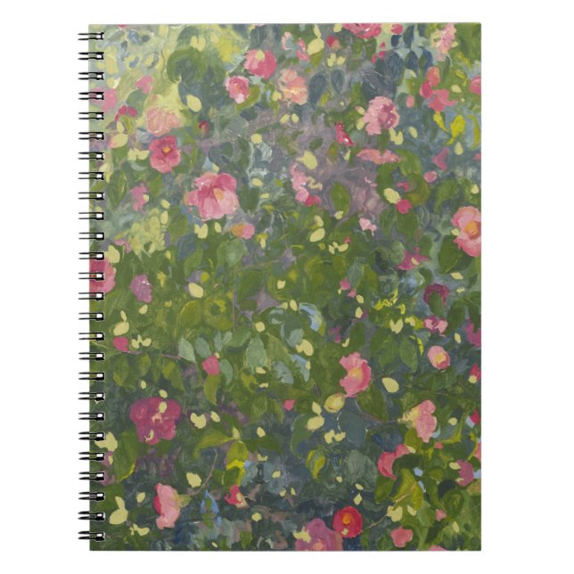 Camellia in Flower 2014 Spiral Notebook (Front)