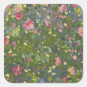 Camellia in Flower 2014 Square Sticker