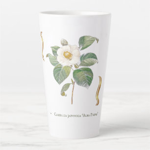 Camellia japonica 'Alba Plena' is a cultivar of th Latte Mug