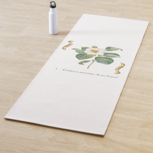 Camellia japonica 'Alba Plena' is a cultivar of th Yoga Mat