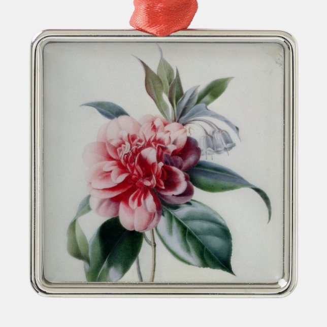 Camellia Metal Tree Decoration (Front)