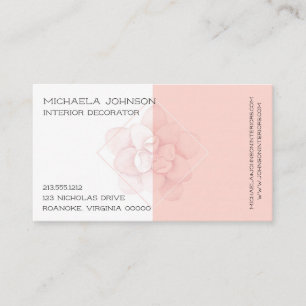 Camellia Pink Business Card