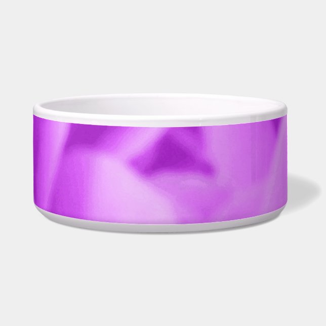 Camellia Purple Dog Bowl (Front)