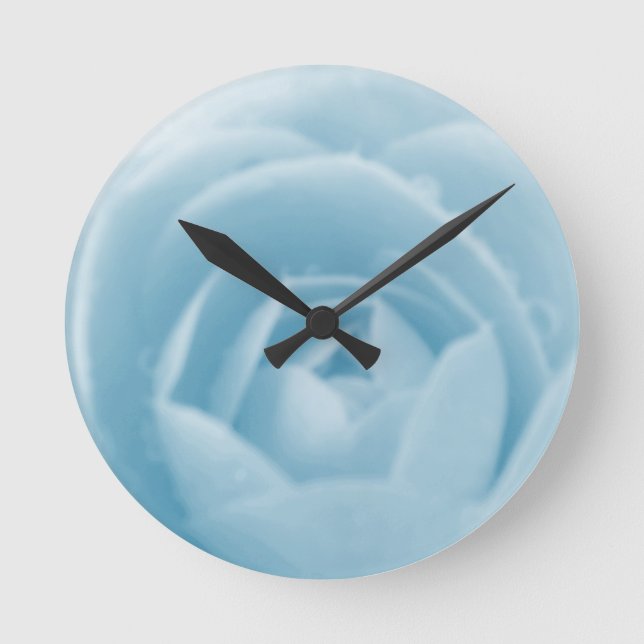 Camellia Whirlpool Wall Clock (Front)
