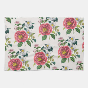 Camellias Tea Towel
