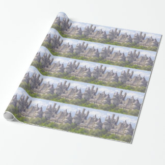 Camelot wrapping paper