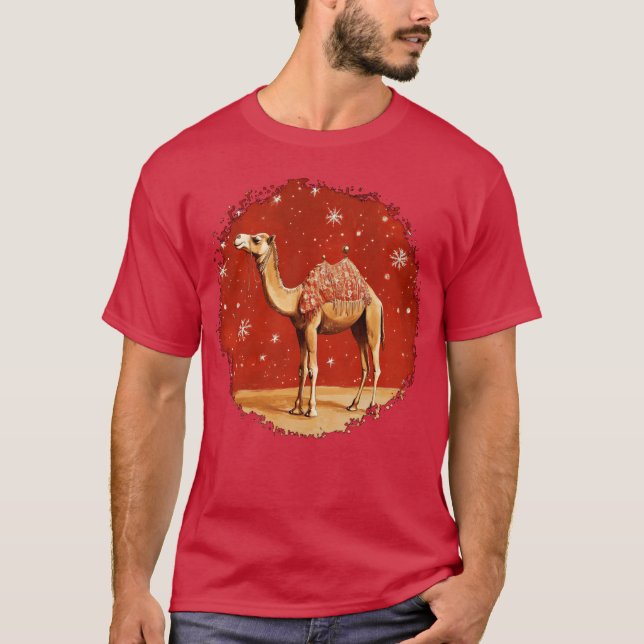 Camels Christmas girl T-Shirt (Front)