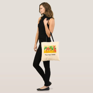 Camels illustration tote bag