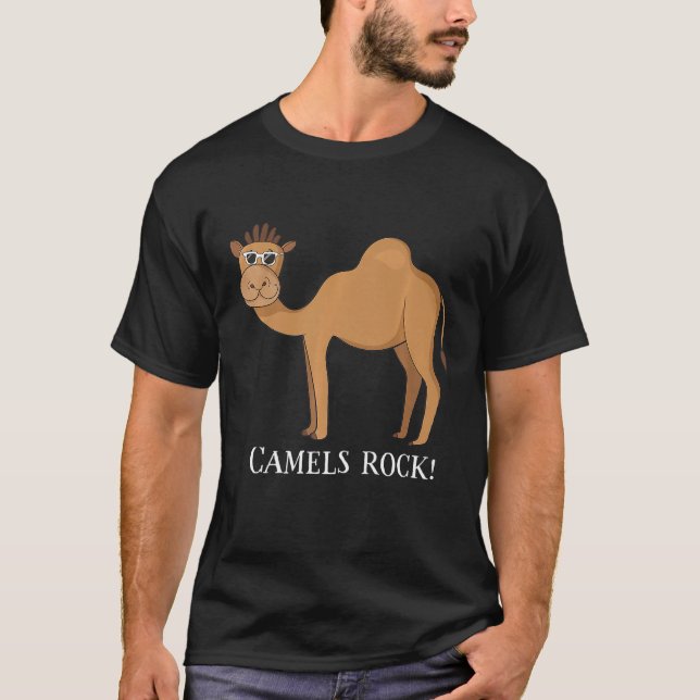 Camels Rock  Cute Camel T-Shirt (Front)