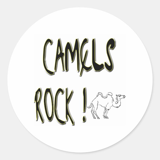Camels Rock! Sticker (Front)