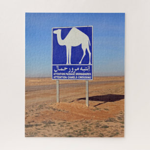 Camels sign, Tunisia 520-pc Jigsaw Puzzle