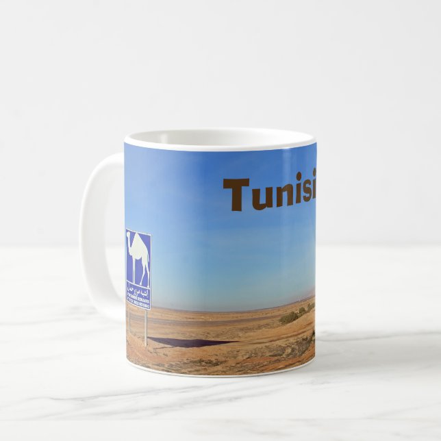 Camels sign, Tunisia Coffee Mug (Front Left)