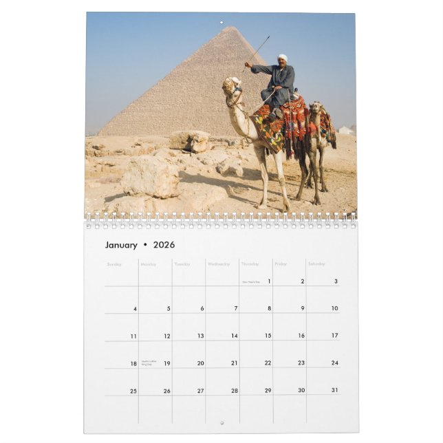 CAMELS Wall Calendar (Jan 2026)