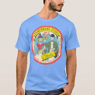 Camembert Extra Vintage Francophile Cheese Design T-Shirt