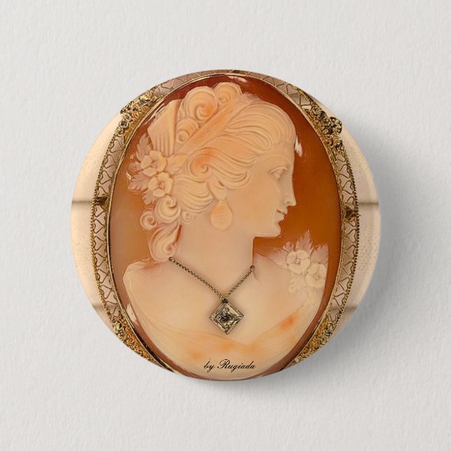 cameo, by Rugiada 6 Cm Round Badge (Front)