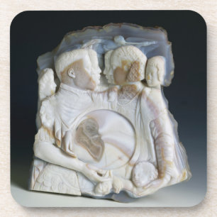 Cameo depicting Cosimo de Medici (1519-74) and his Coaster