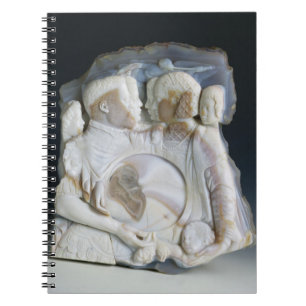 Cameo depicting Cosimo de Medici (1519-74) and his Spiral Notebook