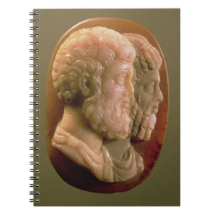 Cameo depicting Marcus Aurelius (121-180) and Luci Spiral Notebook
