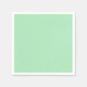 Cameo Green Mint 2015 Colour Trend Template Napkin