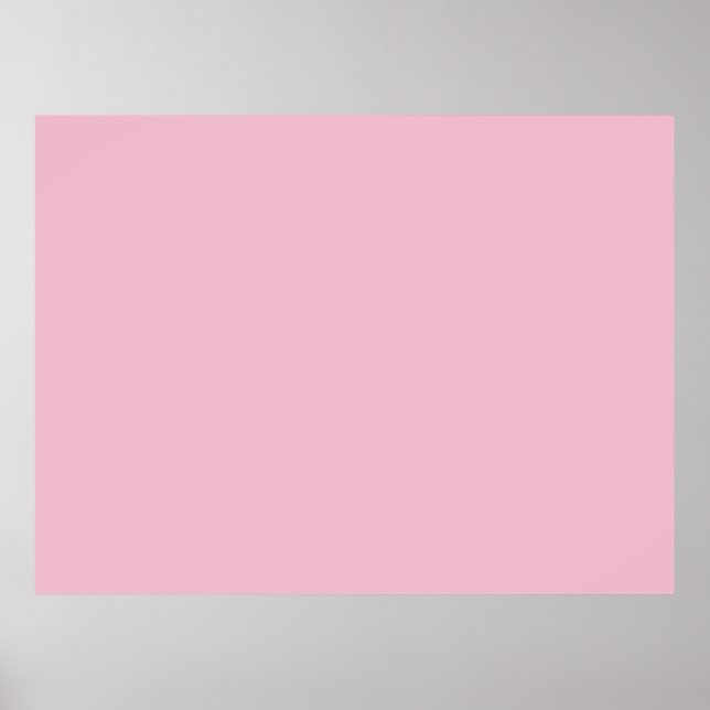  Cameo pink (solid colour)  Poster (Front)