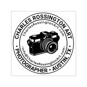 Camera #6 Photo Business Name Location URL Email Self-inking Stamp