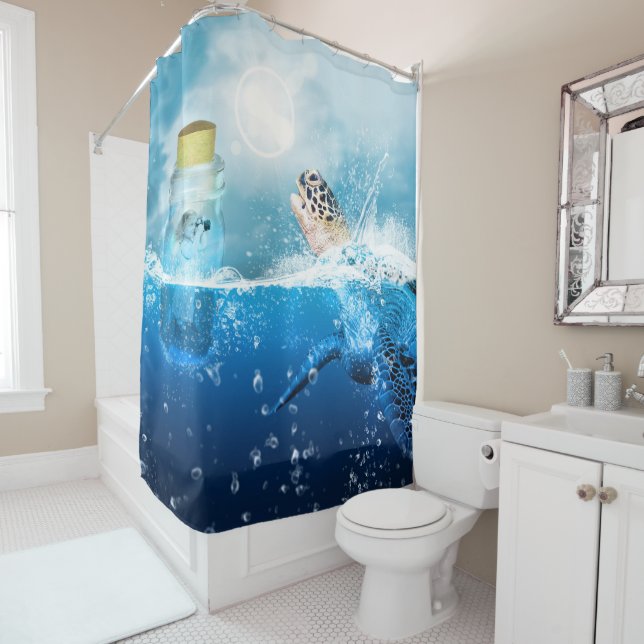 Camera Art 1 Shower Curtain (In Situ)