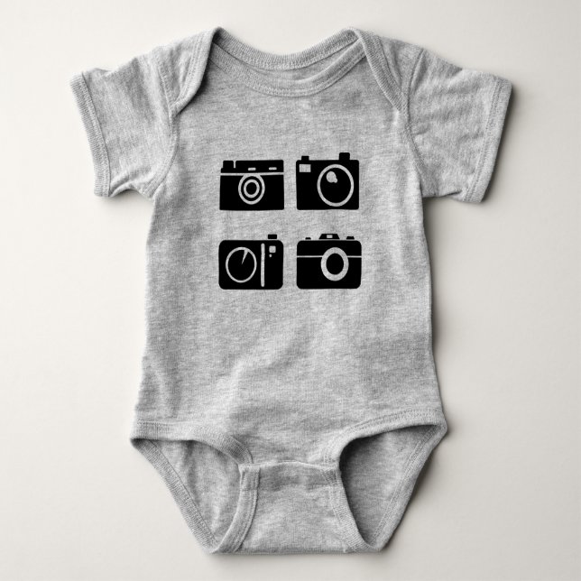 Camera Baby Bodysuit (Front)