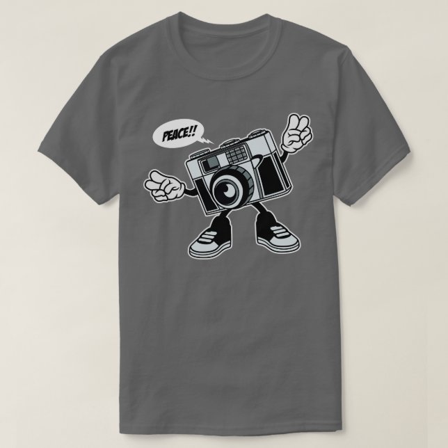 CAMERA CARTOON T-Shirt (Design Front)