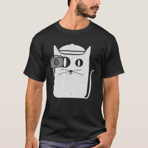 Camera Cat  For Shutterbugs who love Cats T-Shirt