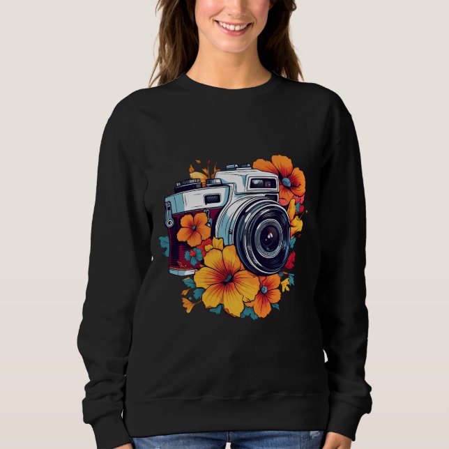 Camera enthusiast,Photography passion Sweatshirt (Front)