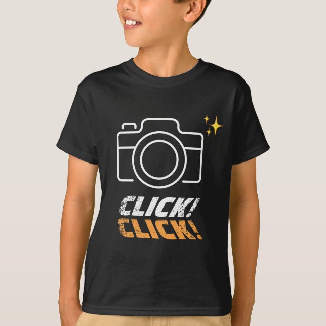 Camera Frame Lifestyle T-Shirt (Front)