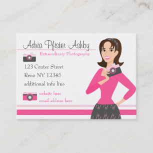 Camera Girl Business Card