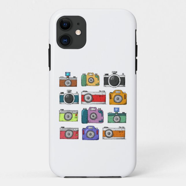camera hand drawn old Case-Mate iPhone case (Back)
