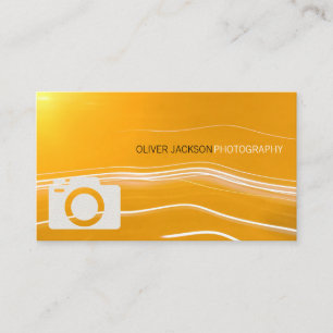 Camera Icon   Light Flare Business Card