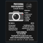 Camera Icon, Photographer, Photography Hire Flyer<br><div class="desc">Camera Icon,  Photographer,  Photography Hire Advertising Flyers By The Business Card Store.</div>