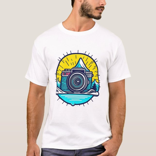 camera  illustration T-Shirt (Front)