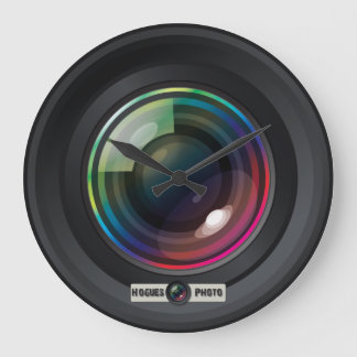 Camera Lens Large Clock