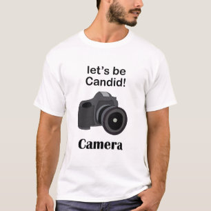 Camera Lover Candid Photographer T-Shirt