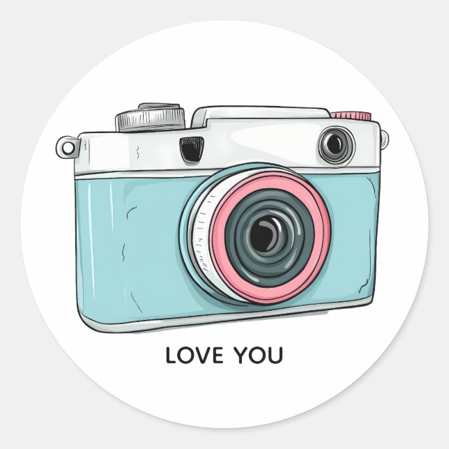 Camera Lover Sticker (Front)