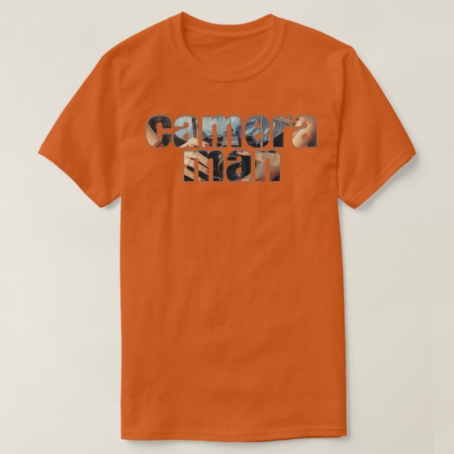 camera man T-Shirt (Design Front)