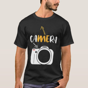 Camera me Self awareness for photographers T-Shirt